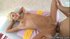 horny masseur finishes her