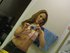 Brown haired chick receives a hot creampie from her man