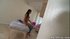 Nerdy brunette babe gets really wild when she's turned on