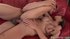 Petite slut with round twins fucked hard on a red couch