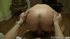 Flat chested, with perky nipples, this blonde whore gets rammed with a