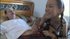 Nubile and exotic, she gets pounded by an older guy, standing in the bathroom