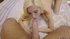 Raunchy blonde braces blowjob