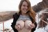 brunette flashing amateur