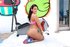 brunette workout