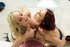 redhead brunette threesome