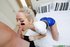 blonde real blowjob