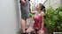 Brunette up blowjob