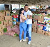 Colombian reverse cowgirl