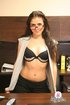 brunette office