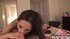 Cute brunette amateur gets her shaved cunt fucked by her boyfriend at