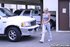 Sexy blonde with sweet abs shows off her hot figure in low rise pants