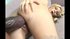 Perky tits and a dirty face, this blonde gets titty fucked by a black