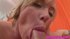 Stuffing her mouth full of cock, this blonde works his stiff cock, taking