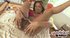 Hot big titted angel with blonde hair is riding a toy