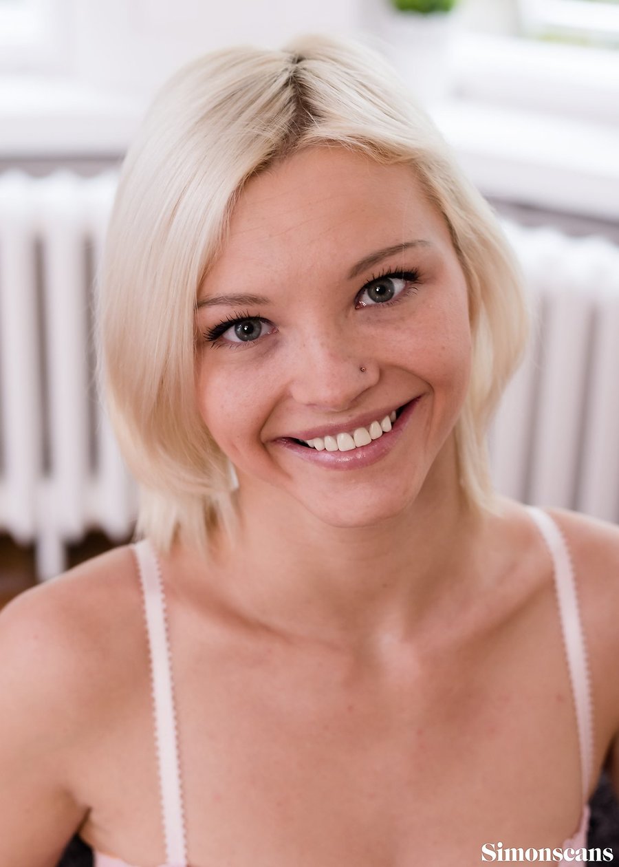Skinny blonde natural tits tits - XXXonXXX - Pic 1
