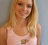 Beautiful super cute blonde teen