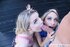 Teen petite threesome