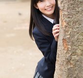Japanese brunette library