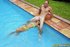 alluring pool handjob