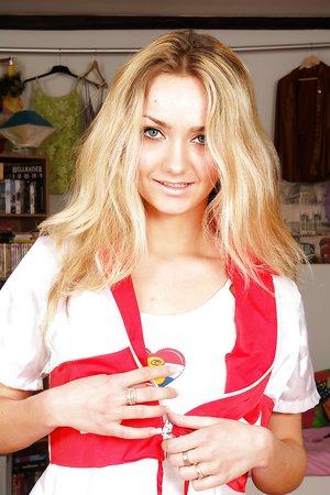 Stunning uniform teen - XXX Dessert - Picture 4