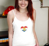 Redhead teen masturbation