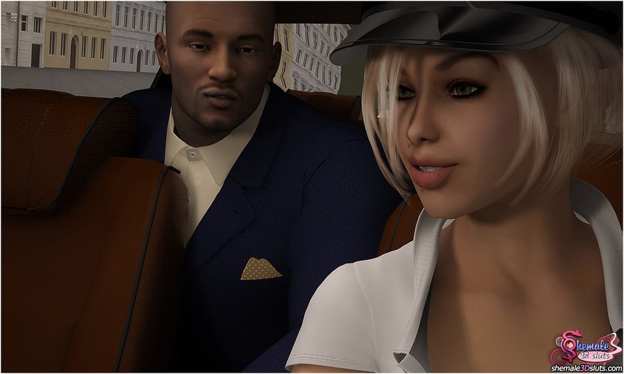 A chick with a dick is brought to justice as two horny guys want to explore her deeply - XXXonXXX - Pic 1