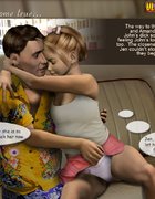 This 3d cartoon porn gets super-hot when cute teen blondie starts riding