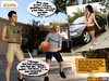 HQ 3d comic shows a breasty slut fucked in MMF threesome - full satisfaction