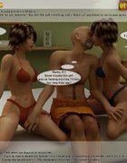 This 3d cartoon porn takes a hot turn when two horny bitches started sucking