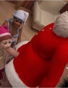 This porn shows the true meaning of sex comics by showing a Santa and