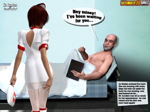Foxy stud convinces sexy nurses that the - Picture 1