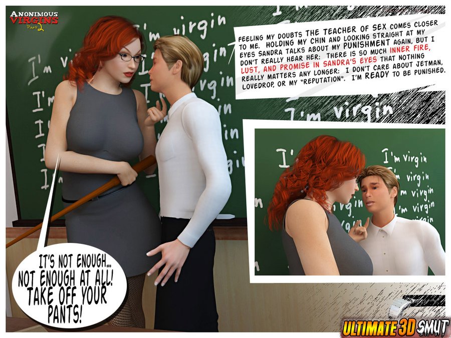 Excited schoolboy coupling with sexy teache - XXX Dessert - Picture 3