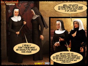 Black eyed nun prays, 3d cartoon porn steams up upon arrival of dark lord - Picture 4
