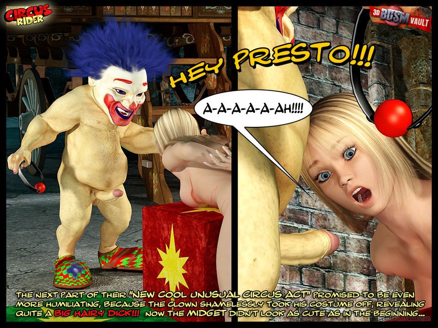 Freaky maniac clown whips his unexpectedly  - XXX Dessert - Picture 2