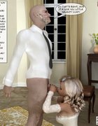 Sinful wife ruthlessly spanked and gagged by nasty dudes on the carpet