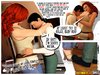 Excited curvy redhead trades dildo for real young dick for afternoon fuck