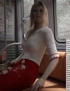 Young brunette slut ruthlessly banged in the subway by nasty ebony cock