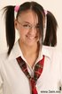 Stunning uniform teen fuck