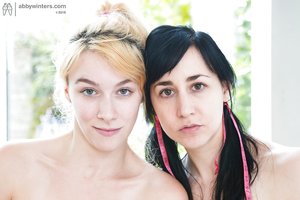 Coed brunette lesbian - Picture 16